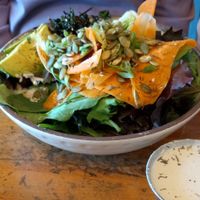 Urban Bowl with garlic tahini dressing at Harlow in Portland