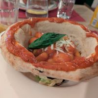 Gnocchi in pizza bowl at Local92 in Barcelona