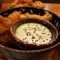 Tofu shrimp at Bodhi Vegan Living - St George in Hamburg