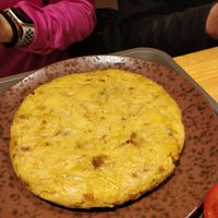 Vegan Tortilla de Patatas con Cebolla Caramelizada at Tort in Barcelona