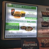 Menu at Harvey's - Jarvis St in Toronto