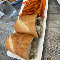 Philly cheesesteak   at Neek Vegan in Duluth