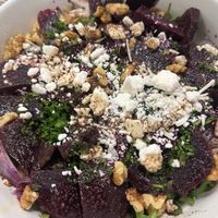 Beet arugula salad  at Neek Vegan in Duluth