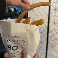 Churro  at El Moro in Mexico City