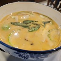 Green curry at Earl Thai Restaurant in Ayutthaya