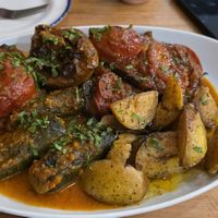 Vegan Platter for $88. Expensive for what you get! at Eleni's Kitchen + Bar in Yarraville