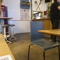 Inside at Pizzeria La Pala in A Coruna