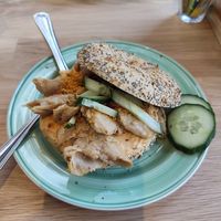 Thai chicken chilli bagel at Bagels & Beans - Kruisstraat in Haarlem