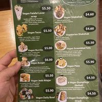 menu  at Kebab & Falafel Time 2 in Siem Reap