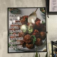 speciality is falafel.   at Kebab & Falafel Time 2 in Siem Reap