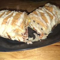 Vegan burrito at Kebab & Falafel Time 2 in Siem Reap