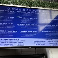 Smoothies   at Vitality Tap in San Diego