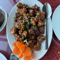Vegan Cauliflower Manchurian   at Nam's Hakka Cuisine in Brampton