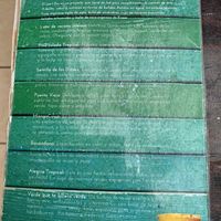 Menu at Arbol de Seda in San Jose