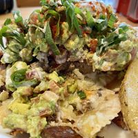 loaded fries close up  at Arbol de Seda in San Jose