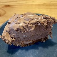 vegan chocolate dessert  at Arbol de Seda in San Jose