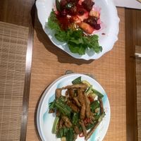Amazing food! 100% recommend. The staff was so friendly. Just follow the sign at the entrance to the community. Another person posted what block its on !   at Qing Ya Cha Su - 青雅茶素 in Hangzhou
