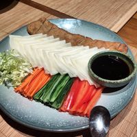 Vegan Peking duck at Qing Ya Cha Su - 青雅茶素 in Hangzhou