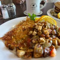 Tofu Provençal Scramble at Ghini's French Caffe in Tucson