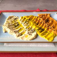Hummus variation at Ibras Bistro in Erfurt