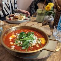 Vegan shakshuka at Eleven 11:11 Eleven in Hamburg