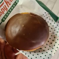 Boston Kreme donut at Krispy Kreme in Dublin
