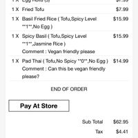 Order descriptions   at Kin Khao Thai & Sushi Bar in Valparaiso