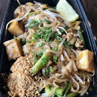 Pad Thai with tofu  at Kin Khao Thai & Sushi Bar in Valparaiso