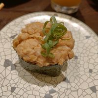 Natto sushi at Daiki Suisan Kaiten Sushi - Tenmabashi branch in Osaka
