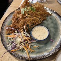 Fried mushrooms  at Bếp Việt in Paris
