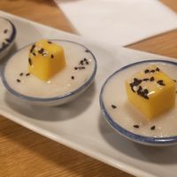 Flan dessert at Bếp Việt in Paris