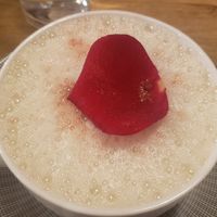 Green tea mocktail at Bếp Việt in Paris