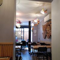 Eat-in space at Bếp Việt in Paris