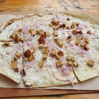 Flammkuchen at Lebenshof MutimBauch in Ottenhoefen Im Schwarzwald