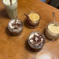 Super leckere Kuchen im Glas & Heißgetränke  at Lebenshof MutimBauch in Ottenhoefen Im Schwarzwald