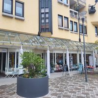 From the outside at Villa Cafe in Achern