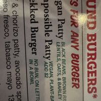 Veg burger - make sure to ask for no dressing!  at Rodeo Goat in Rockwall