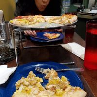 Vegan Nick Fury at Flying Saucer Pizza Company in Salem