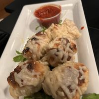 Vegan spaceballs: the appetizer  at Flying Saucer Pizza Company in Salem