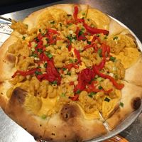 Silurian vegan pizza!  at Flying Saucer Pizza Company in Salem