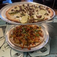 GF/Vegan Nick Fury & Pickle Rick   at Flying Saucer Pizza Company in Salem