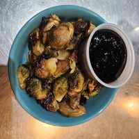 Brussel sprouts at Flying Saucer Pizza Company in Salem