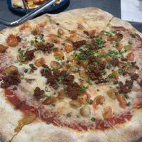 Vegan moonlight at Flying Saucer Pizza Company in Salem