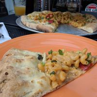 Silurian pizza! at Flying Saucer Pizza Company in Salem