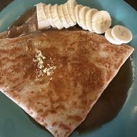 Vegan banana brown sugar crepe  at Gulu-Gulu Cafe in Salem