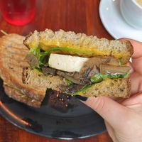 Vegan Breakfast Sandy   at Gulu-Gulu Cafe in Salem