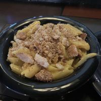 Vegan Mac and cheese with breadcrumbs  at Gulu-Gulu Cafe in Salem