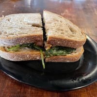 Vegan breakfast sandy   at Gulu-Gulu Cafe in Salem