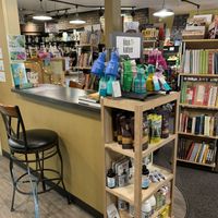 Cafe seating at Frontier Trading Post in Seward