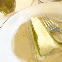 Crispy eggplants with Bazhe sauce, sooo delicious! at Lali - Kitchen & Bar in Yerevan